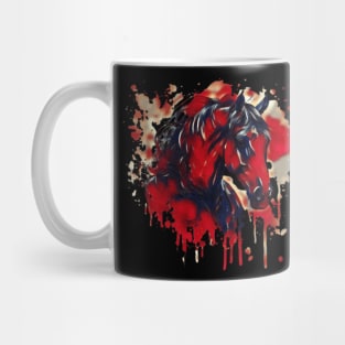 Red horse of war Mug